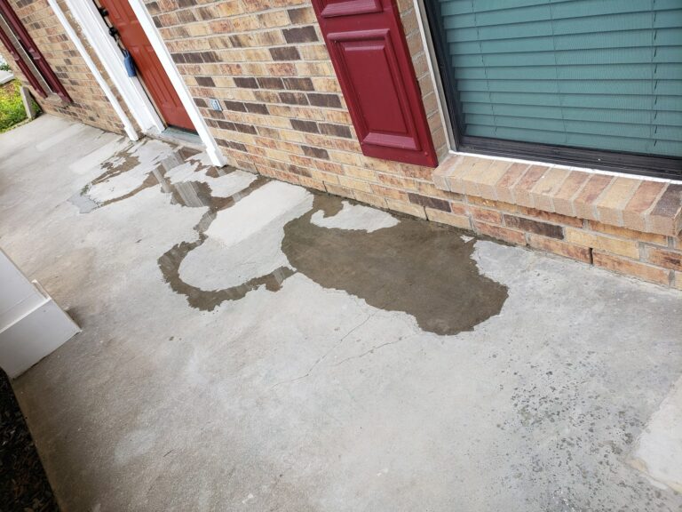 Leaking slab in Vista CA.