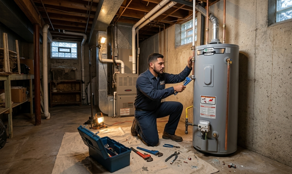 water heater replacement North County